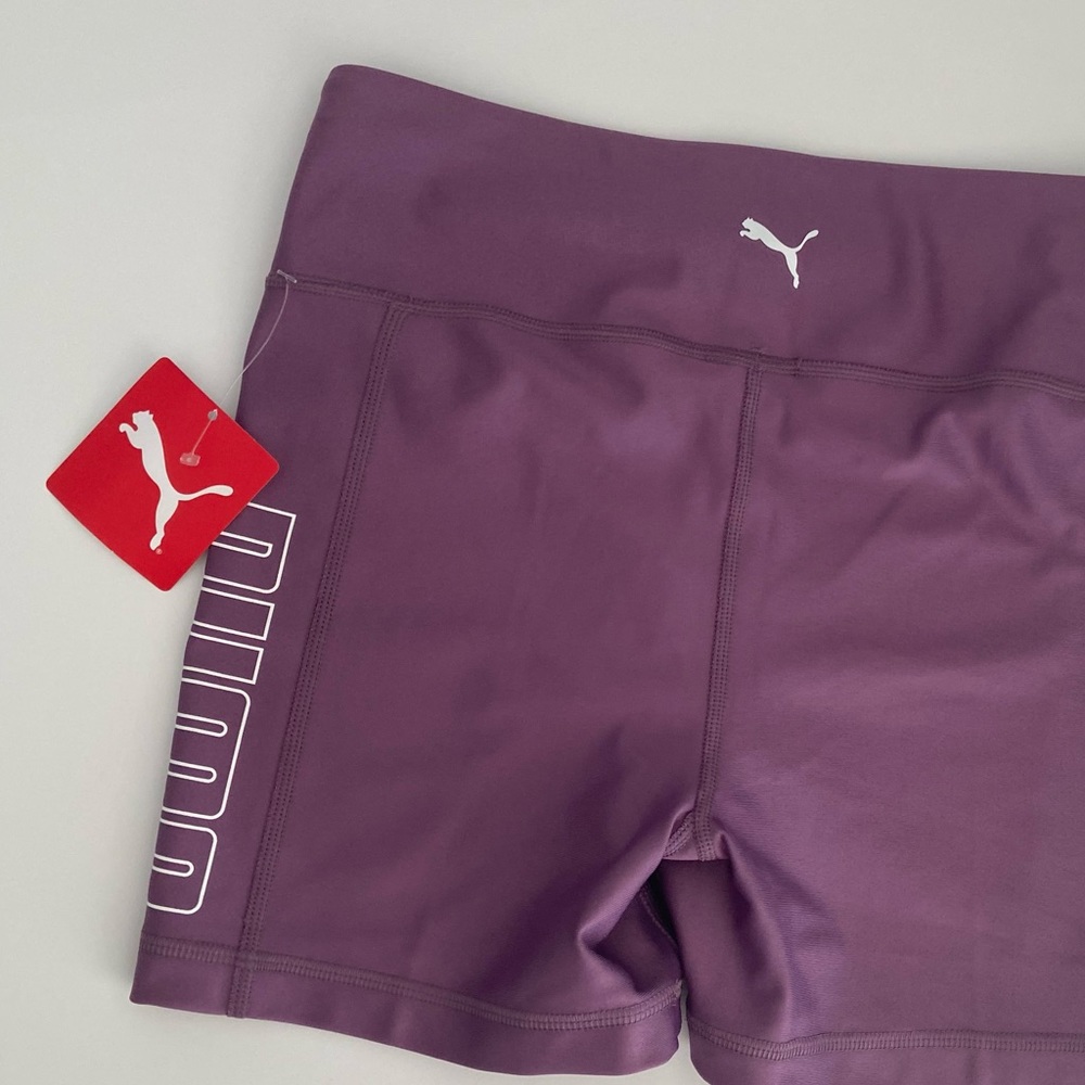 Puma mid rise purple shorts - Picture 1 of 5